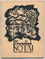 1943 A 25-ös cserkészek nótái, III. füzet(kottákkal), 28p