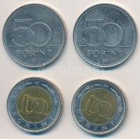 2002. 100Ft "Kossuth" (2x) + 2006. 50Ft "125 éves a Magyar Vöröskereszt" + 2007....