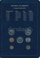 Kiribati 1979. 1c-1$ 7xklf, "Coin Sets of All Nations" forgalmi szett felbélyegzett karton...