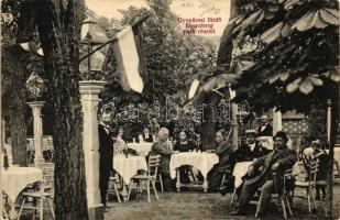 Gyopáros-fürdő, Rosenberg park részlet, kiadja Tóth György