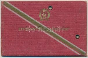 1950 Fényképes ejtőernyős igazolvány