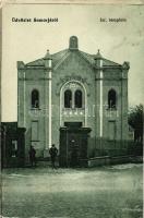 Somorja, Samorín; Izraelita templom, zsinagóga, kiadja Goldstein József / synagogue (b)