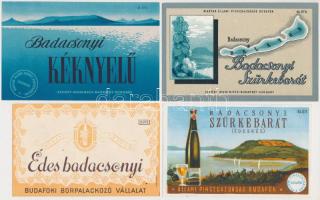 Badacsonyi boroscímkék, 7 db