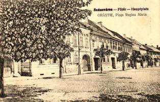 Szászváros, Orastie; Főtér / main square (EK)