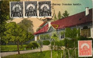 Bánffyhunyad, Huedin; Barcsay Domokos kastély / castle, TCV card (EB)