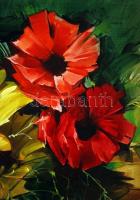 Fassel L'ousa Ferenc (1915-2009): Csendélet. Olaj, farost jelzett, keretben, 50×70 cm