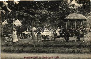 Gyopárosfürdő, Községi park részlet, kiadja Tóth György