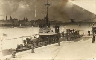 1925 "Szeged" őrnaszád Budapesten / Hungarian guard ship in Budapest