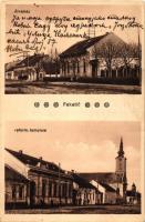 Bácsfeketehegy, Feketic; Árvaház, Református templom / orphanage, church (EK)