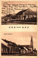 Bácsfeketehegy, Feketic; Árvaház, Református templom / orphanage, church  (EK)