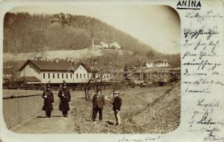 1902 Anina, Stájerlakanina, Steierdorf; vasútállomás / railway station, photo (EK)