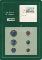 Fidzsi-szigetek 1985-1987. 1c - 50c 6xklf db, forgalmi szett felbélyegzett kartonlapon T:1
Fiji Isl...