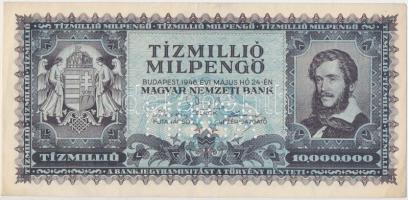 1946. 10.000.000MP hamis "MINTA" perforációval (with fake perforation) T:II-,III