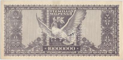 1946. 10.000.000MP hamis "MINTA" perforációval (with fake perforation) T:II-,III