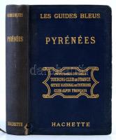 1925 Pyrénées. Les Guides Bleus. Paris, 1925, Librairie Hachette. Kissé hibás kiadói egészvászon kötésben. Térképmelléklettel.