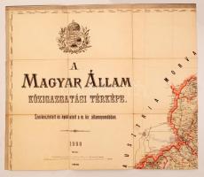 A magyar állam közigazgatási térképe. 2. kiad. M: 1:360.000.
Bp. 1900. M. kir. Államnyomda. - Toldi...