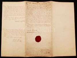 1869 Nagyalakú kanonoki kinevezés Bémer Pál részére Ferencz József saját kezű aláírásával és a nagyv...