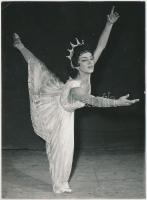 Orosz Adél (1938-) táncművész, balettpedagógus, balettigazgató fotója, 18x13cm