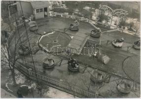 cca 1930-40 "Kanyargó"a  vidámparkban, fotó, 12x18cm
