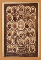 1863 Deutscher Fürstentag. A nagynémet egység szorgalmazására összehívott találkozón résztvevő német uralkodók tablója, középen Ferenc József császárral / 1863 The tablo photo of the Deutscher Fürstentag with Geman royalties and the Austrian Emperor. The event was an attempt for the Great-German Unification. 17x25 cm in paspartu