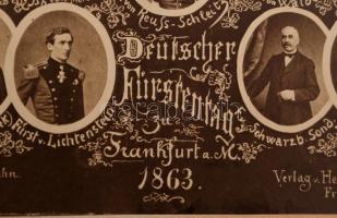 1863 Deutscher Fürstentag. A nagynémet egység szorgalmazására összehívott találkozón résztvevő német...