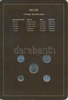 Belize 1979-1983. 1c - 50c 5xklf db, forgalmi szett felbélyegzett kartonlapon T:1
Belize 1979-1983....