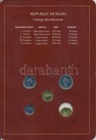 Haiti 1995-1997. 5c - 5G 5xklf db, forgalmi szett felbélyegzett kartonlapon T:1
Haiti 1995-1997. 5 ...