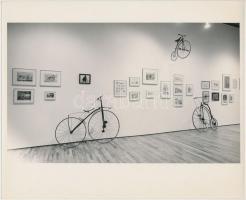 Biciklik, Andre Farkas jelzett fotó, 20x20cm