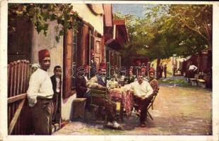 Ada Kaleh, utcai részlet, folklór / street detail, folklore (EB)