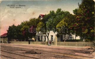 Verebély, Vrable; vasútállomás / railway station (EK)