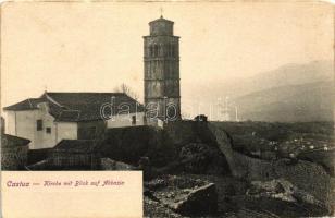 Kastav, Castua; Blick auf Abbazia / view of Abbazia, church (EB)