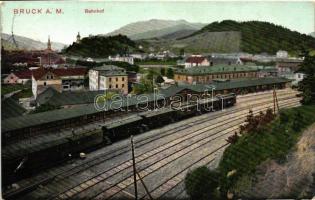 Bruck an der Mur; Bahnhof / railway staton, train