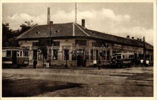 Budapest XIV. Zugló, Kovács Gyula vendéglője és kerthelyisége, 67-es villamos, autóbusz; Erzsébet királyné út 118.