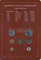 Szamoa 1974-1984. 1s - 1T 7xklf db, forgalmi szett felbélyegzett kartonlapon T:1
Samoa 1974-1984. 1...