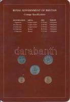 Bhután 1979. 5ch - 1N 5xklf db, forgalmi szett felbélyegzett kartonlapon T:1
Bhutan 1979. 5 Chhertu...