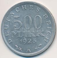 Németország / Weimari Köztársaság 1923A 500M Al T:2
Germany / Weimar Republic 1923A 500 Mark Al C:X...