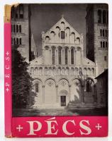 Vörös Márton: Pécs. Budapest, 1941, Officina. Illusztrált kiadói karton kötésben, kis hibával.
