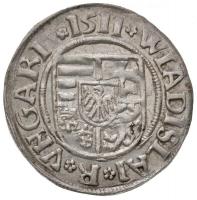 1511K-G Denár Ag "II. Ulászló" (0,53g) T:2
Huszár: 811., Unger I.:  646.c