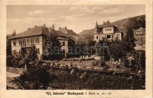 Budapest XII. Új Iskola; Bíró utca 16-18. (EK)