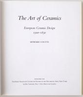 The Art of Ceramics. European Ceramic Design 1500-1830.  New Haven,  2001, Yale University Press. 25...
