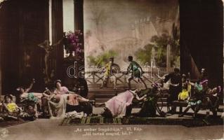 4 db RÉGI használatlan motívumlap; Az Ember Tragédiája képeslapsorozat / 4 old unused motive cards; ...