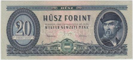 1960. 20Ft T:III szép papír