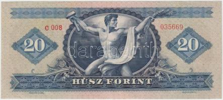 1960. 20Ft T:III szép papír