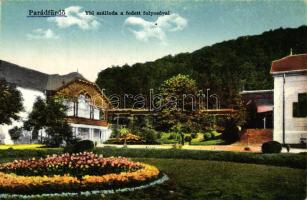 Parádfürdő, Ybl szálloda a fedett folyosóval