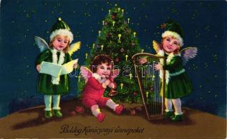 14 db RÉGI motívumlap lithokkal; vallás, üdvözlő / 14 old motive cards with lithos; religion, greeti...