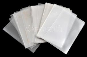 50 darab műanyag képeslaptartó tok / 50 plastic postcard carrying cases