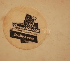 cca 1940 Magyar repülőstiszti szolgálati emlék  / Hungarian air-force officer memory for the service...