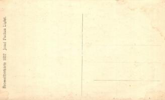 Ligist, Marktplatz. Bromsilberkarte 1657. Josef Puchas / market place, shops