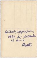 1943 Székelyudvarhely, repülőstiszt fotója, hátulján feliratozva, 13,5×8,5 cm