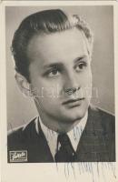 v. Gozmány György színész aláírt fotólapja